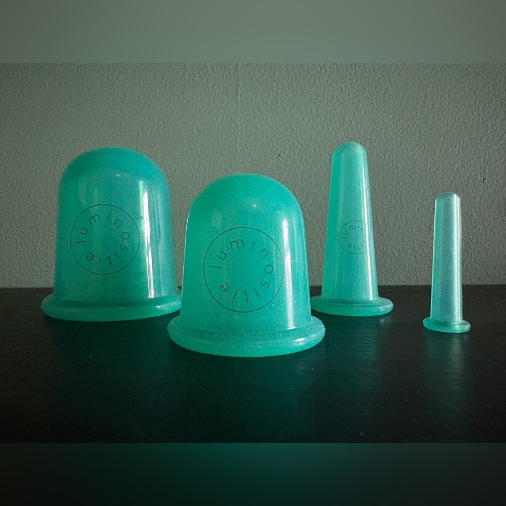 Luminosita Green Silicone Cupping Set